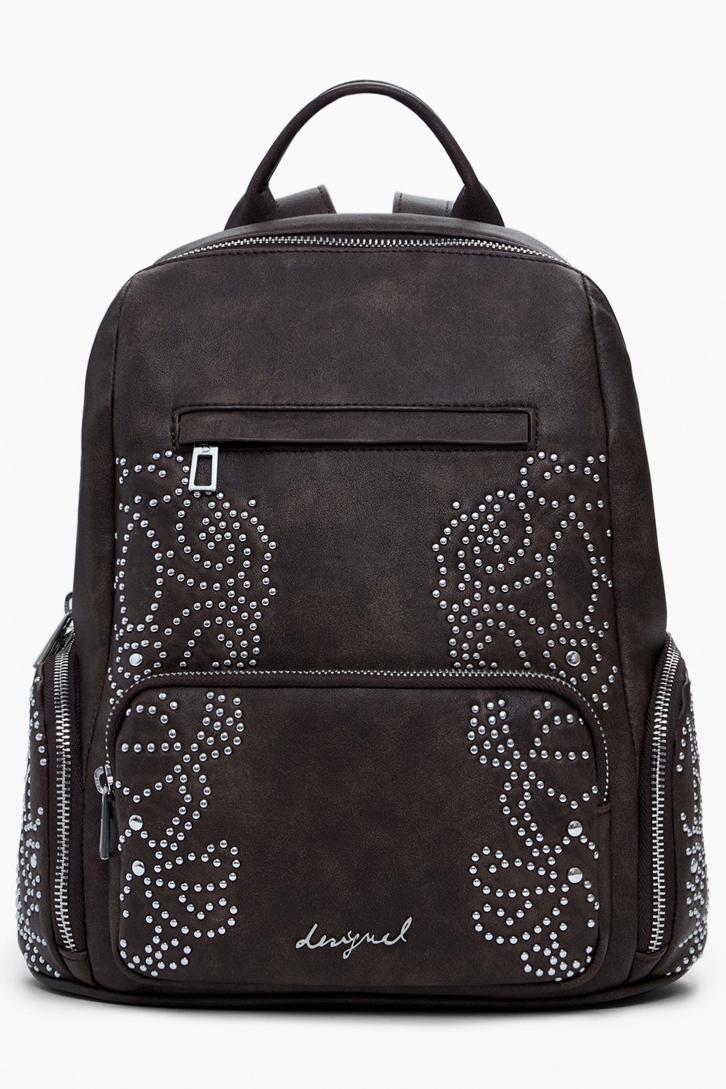 DESIGUAL WOMEN'S BROWN BACKPACK