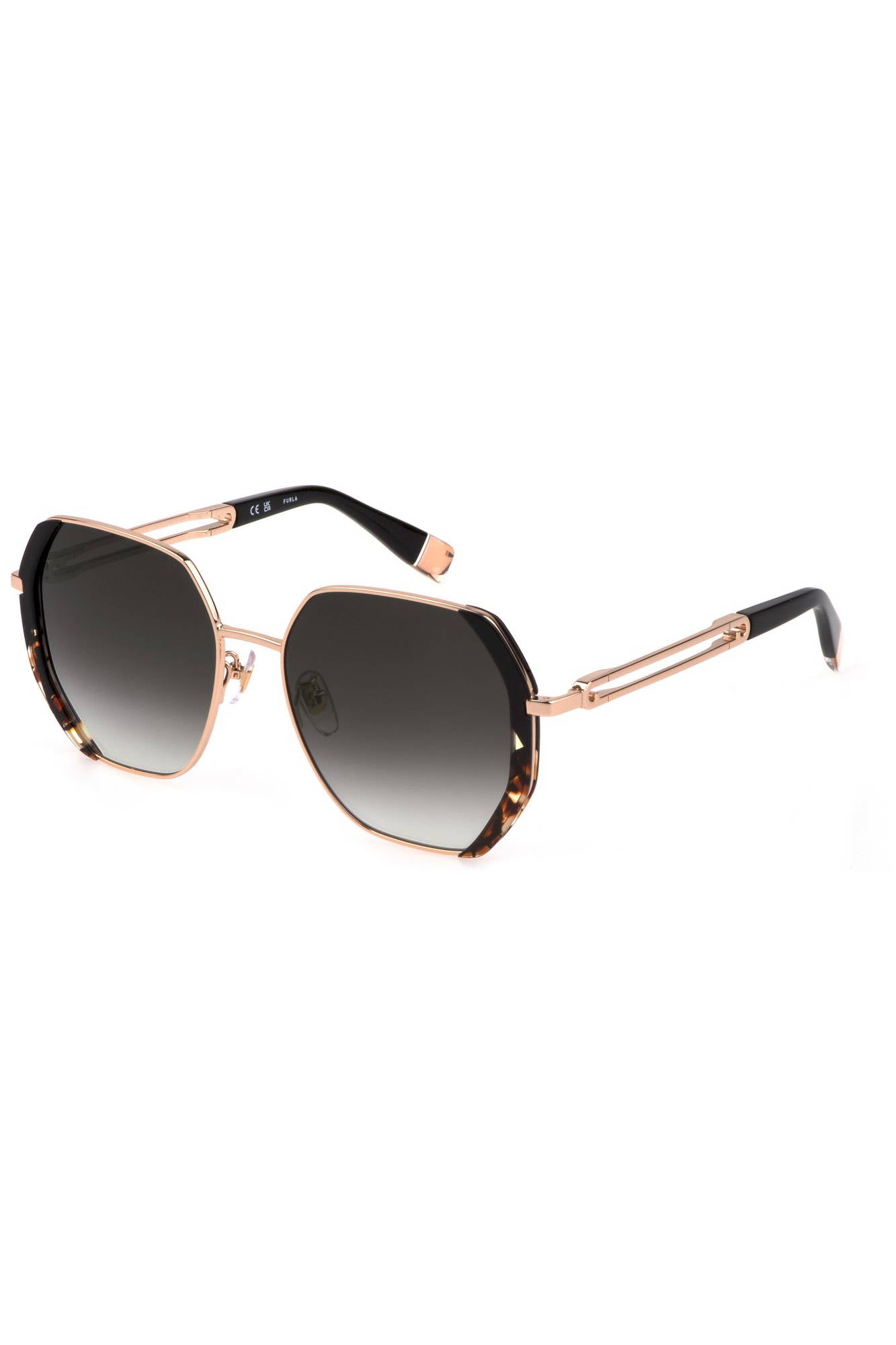 FURLA GOLD SUNGLASSES FOR WOMEN