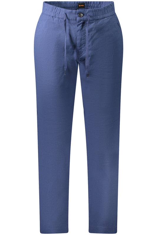 BOSS MEN'S BLUE TROUSERS