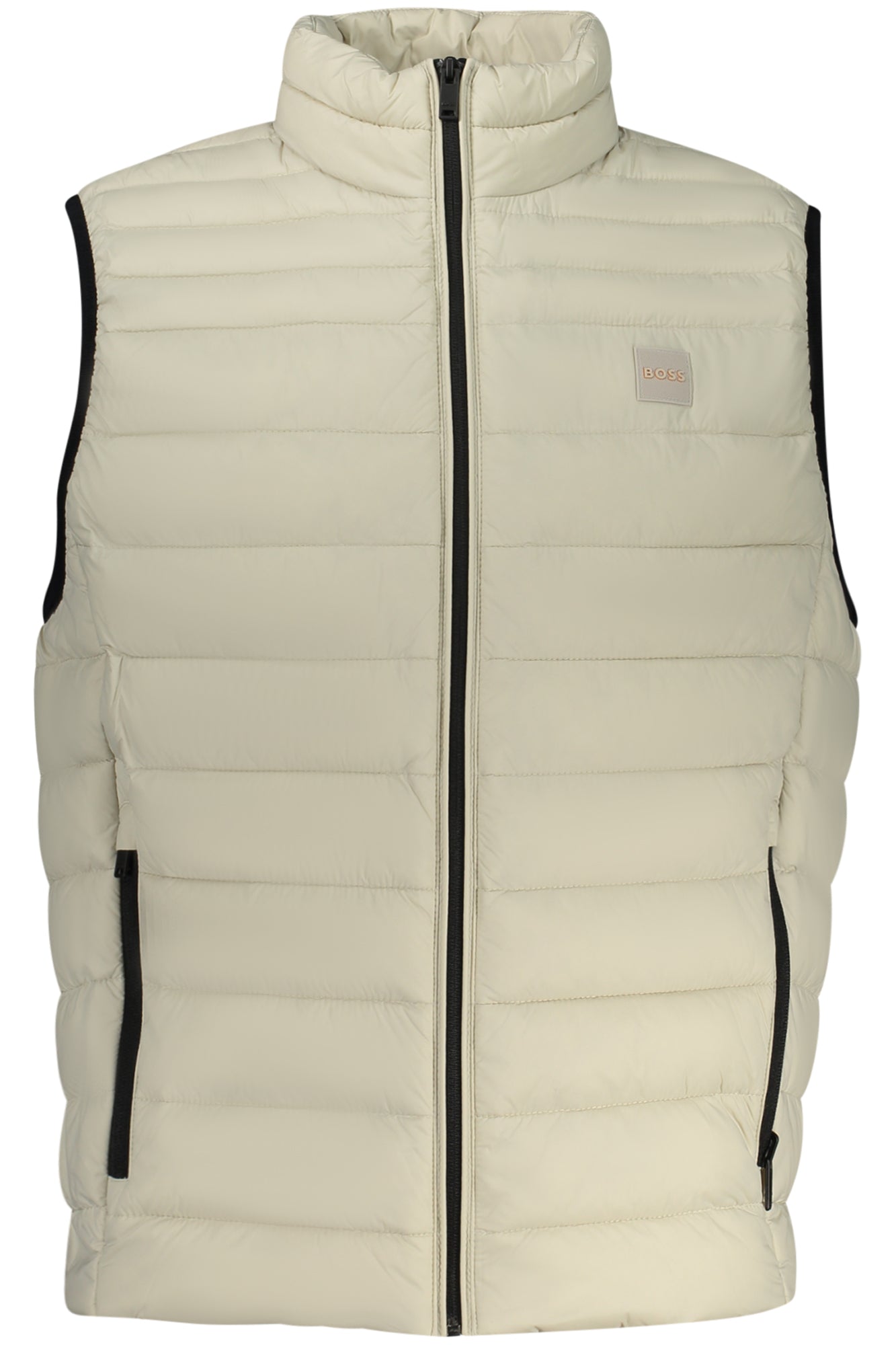 BOSS MEN'S BEIGE SLEEVELESS JACKET