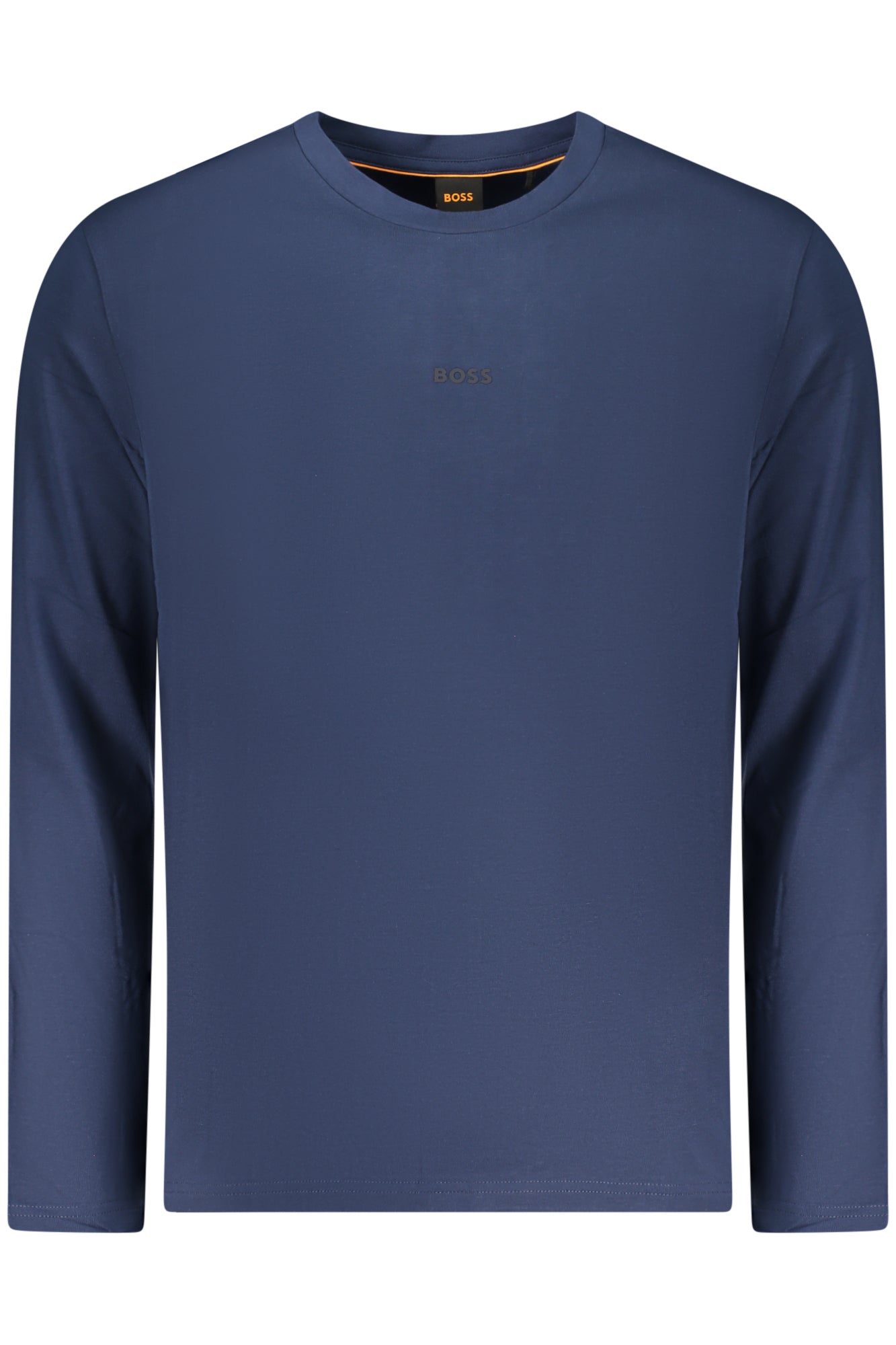 BOSS MEN'S LONG-SLEEVED T-SHIRT, BLUE