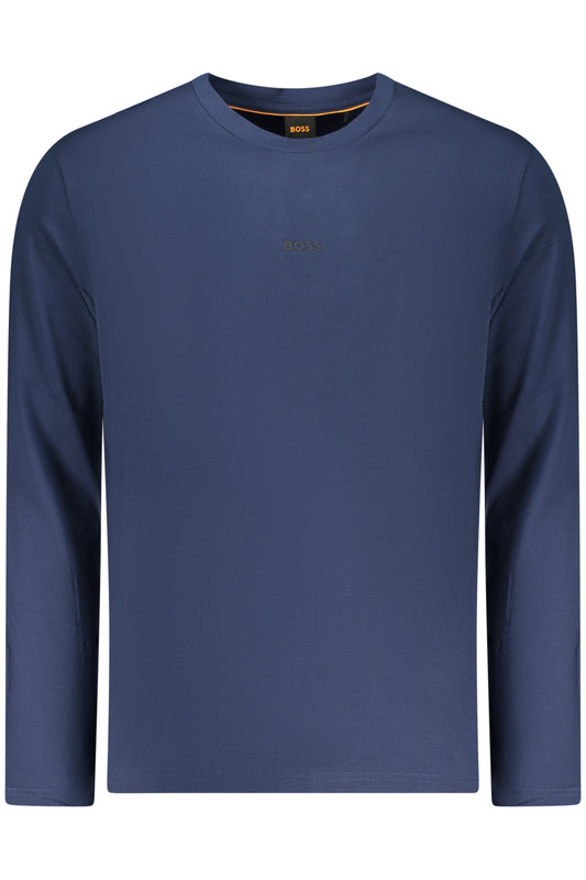 BOSS MEN'S LONG-SLEEVED T-SHIRT, BLUE