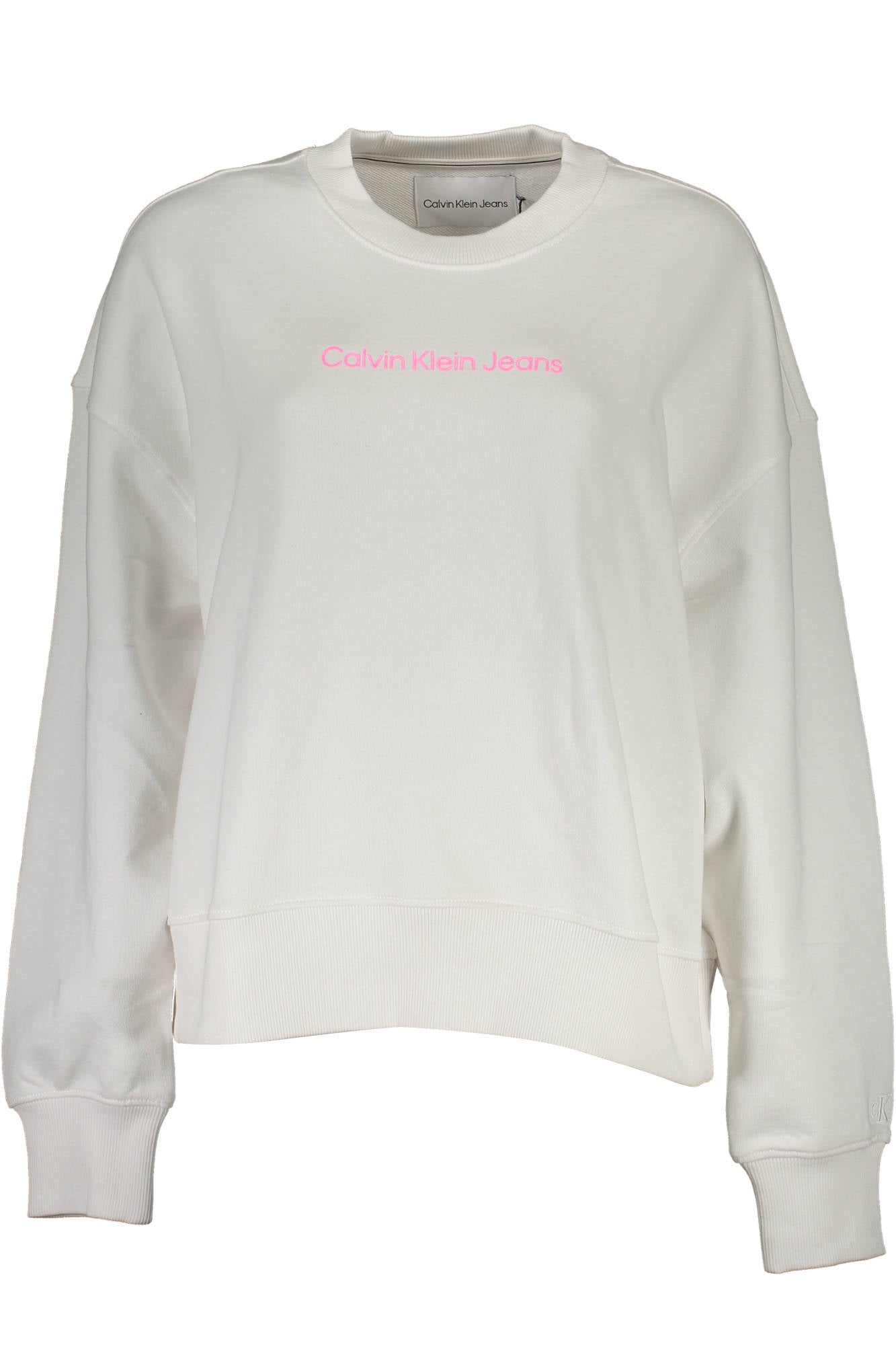 CALVIN KLEIN SWEATSHIRT WITHOUT ZIP WOMEN WHITE