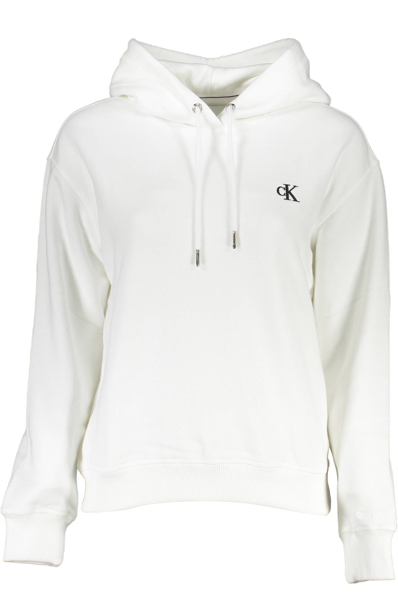 CALVIN KLEIN WOMEN'S ZIPLESS SWEATSHIRT WHITE