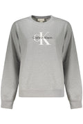 CALVIN KLEIN SWEATSHIRT WITHOUT ZIP WOMEN GREY