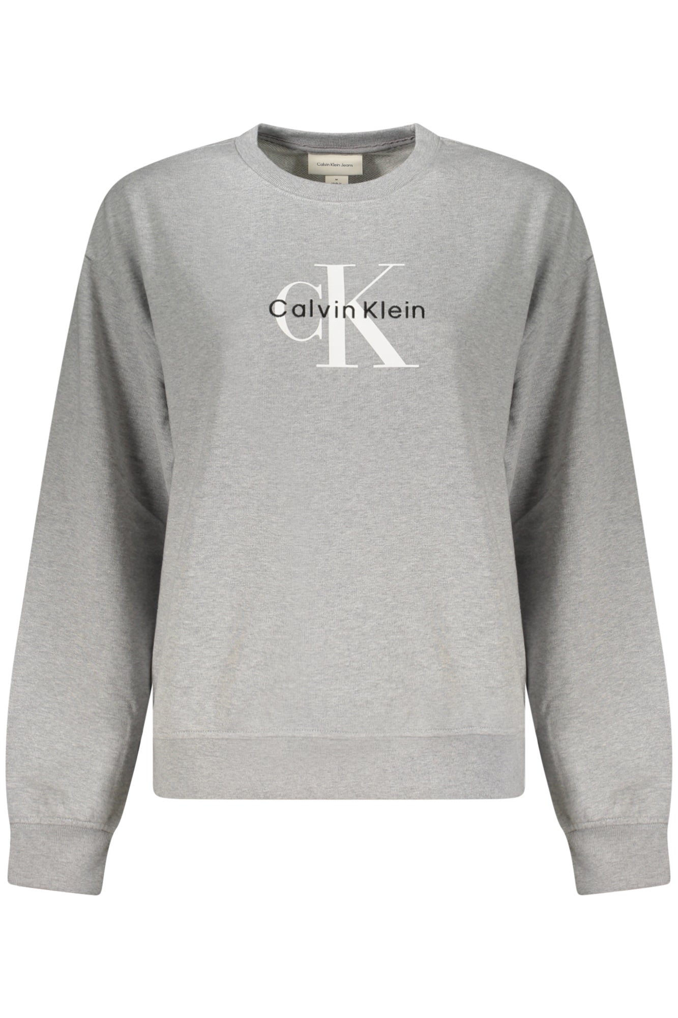 CALVIN KLEIN SWEATSHIRT WITHOUT ZIP WOMEN GREY