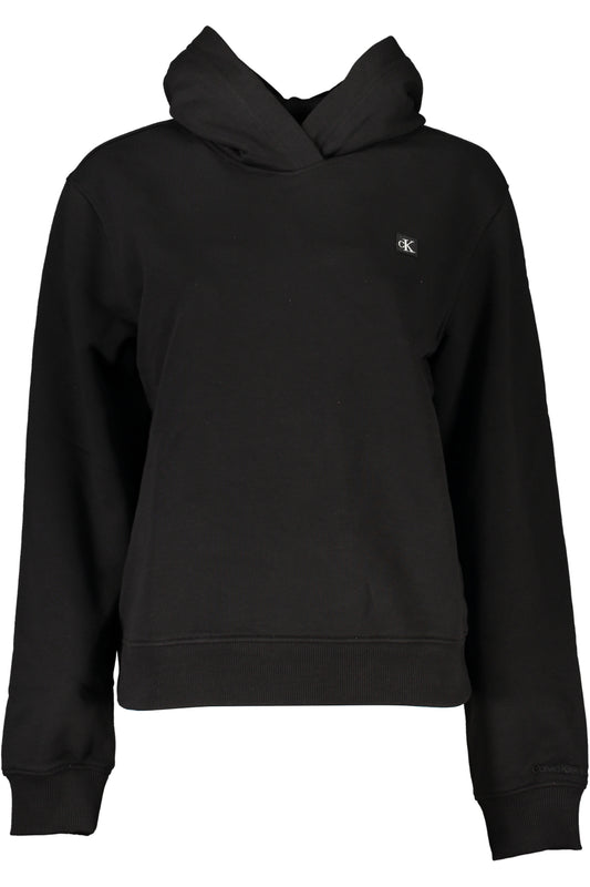 CALVIN KLEIN WOMEN'S ZIPLESS SWEATSHIRT BLACK