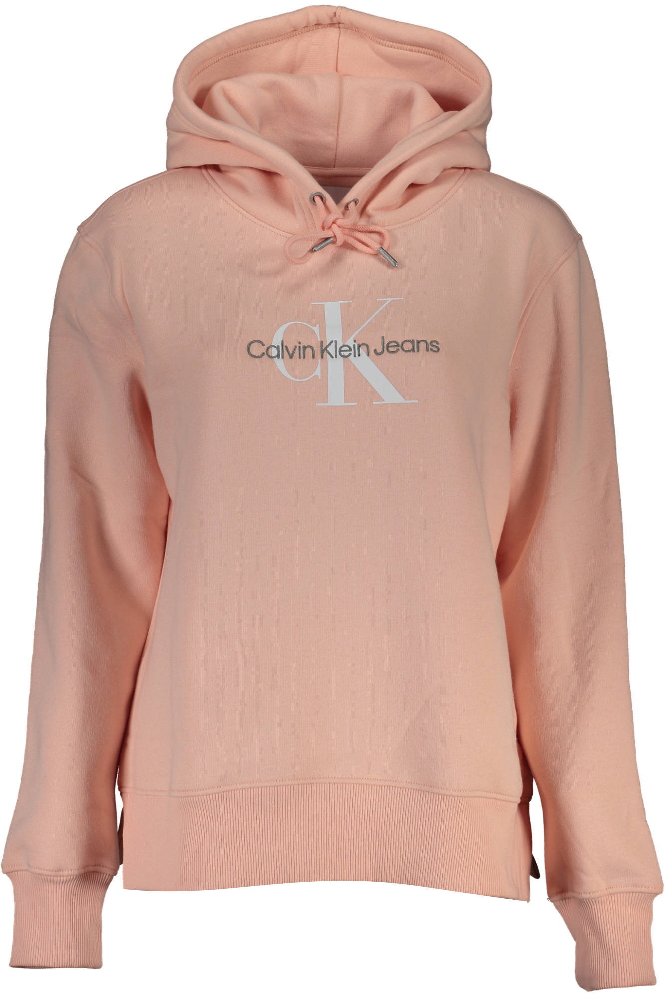 CALVIN KLEIN WOMEN'S PINK ZIPLESS SWEATSHIRT