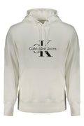 CALVIN KLEIN MEN'S WHITE ZIPLESS SWEATSHIRT