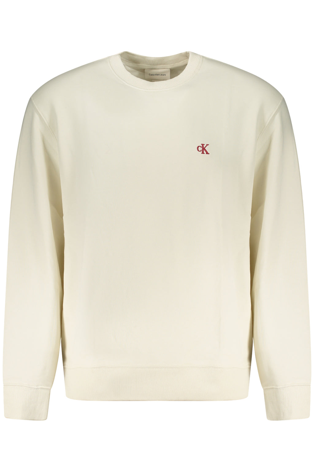 CALVIN KLEIN MEN'S ZIP-UP SWEATSHIRT WHITE
