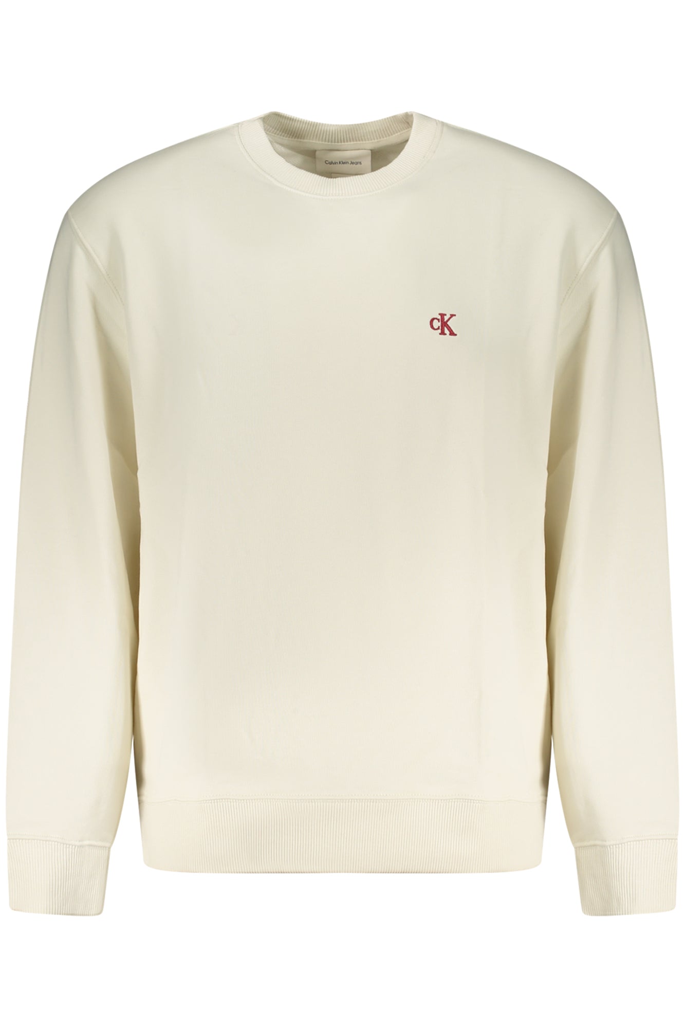 CALVIN KLEIN MEN'S ZIP-UP SWEATSHIRT WHITE
