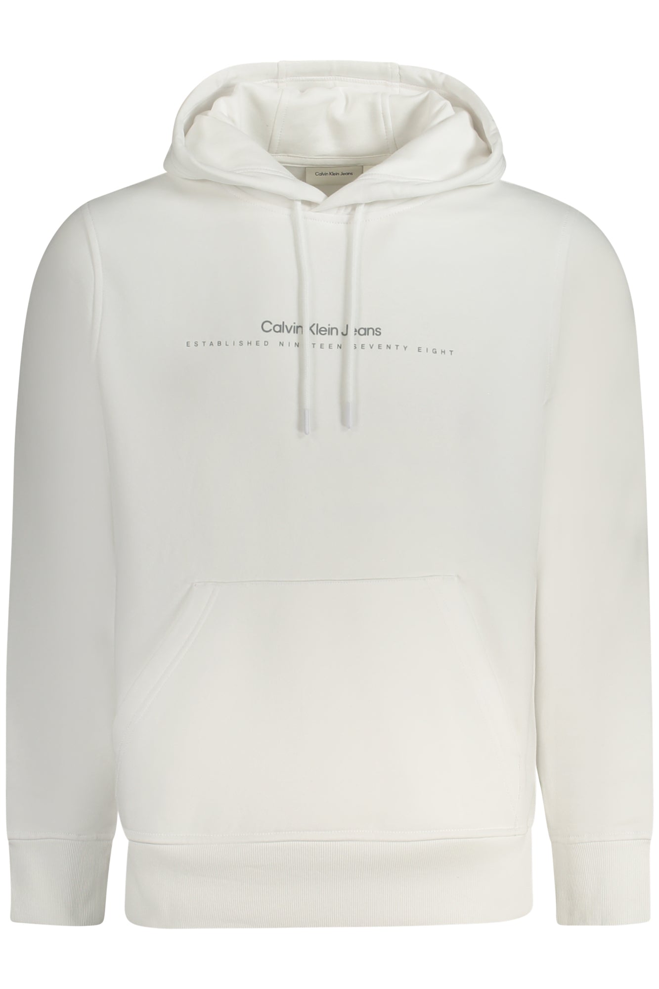 CALVIN KLEIN MEN'S ZIP-UP SWEATSHIRT WHITE