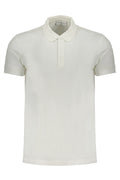 CALVIN KLEIN MEN'S WHITE SHORT SLEEVE POLO SHIRT