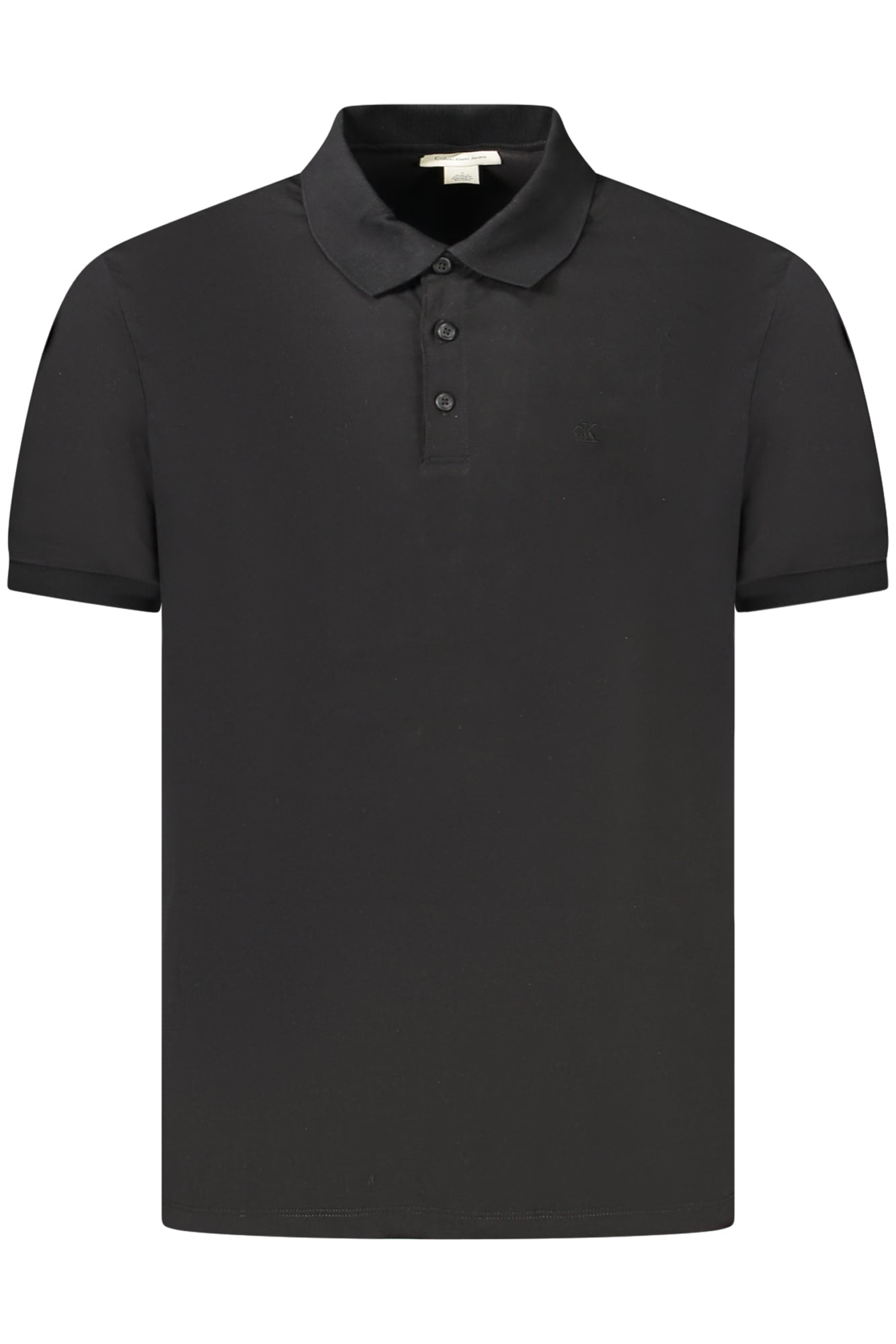 CALVIN KLEIN MEN'S SHORT SLEEVE POLO BLACK