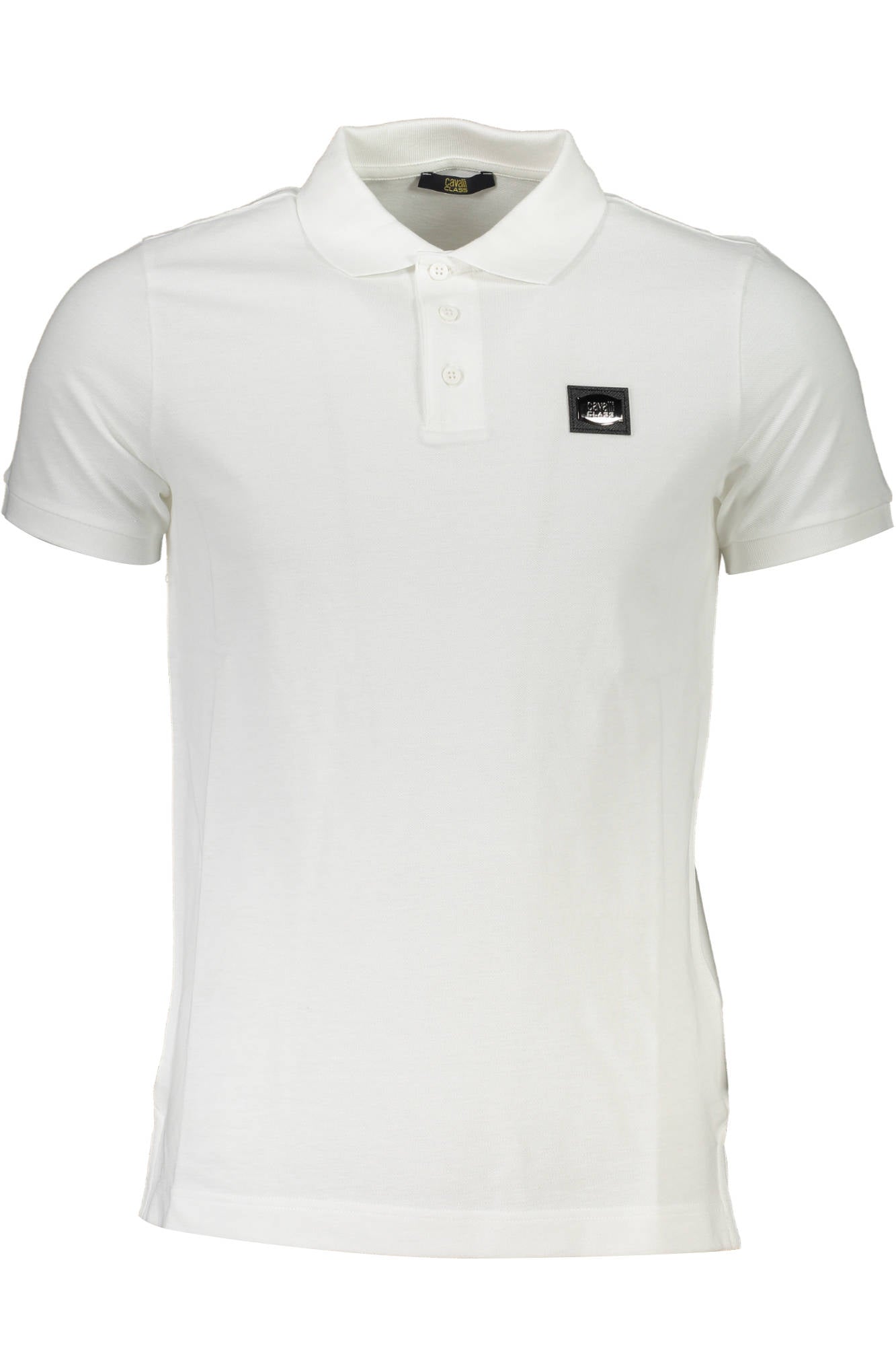 CAVALLI CLASS POLO SHORT SLEEVE MAN WHITE