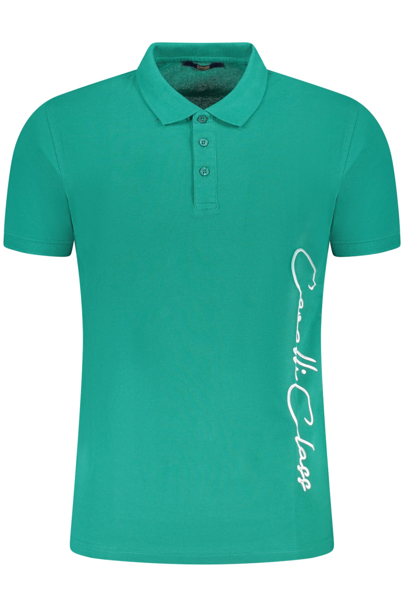 CAVALLI CLASS POLO SHORT SLEEVES MEN GREEN