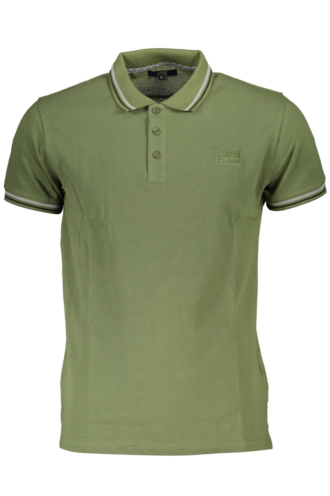 CAVALLI CLASS POLO SHORT SLEEVES MEN GREEN