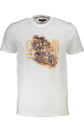 CAVALLI CLASS T-SHIRT SHORT SLEEVE MAN WHITE
