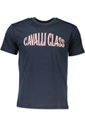 CAVALLI CLASS T-SHIRT SHORT SLEEVE MAN BLUE