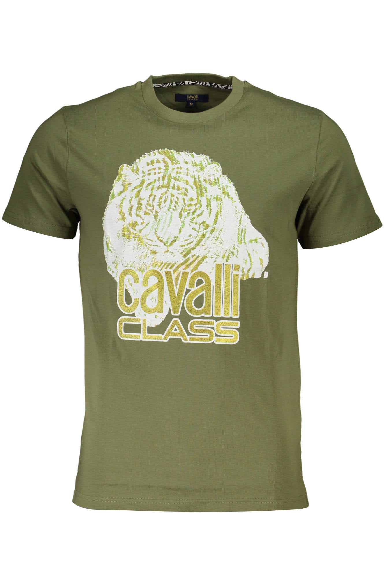 CAVALLI CLASS T-SHIRT SHORT SLEEVE MAN GREEN