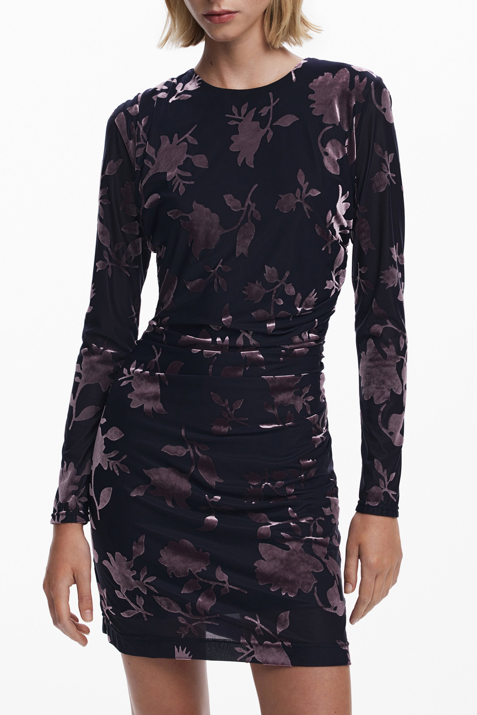 DESIGUAL SHORT DRESS FOR WOMEN IN BLUE