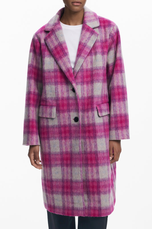 DESIGUAL WOMEN'S PINK COAT