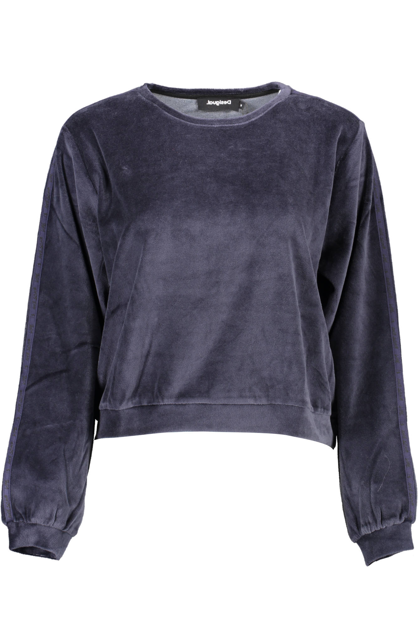 DESIGUAL WOMEN'S BLUE SWEATER