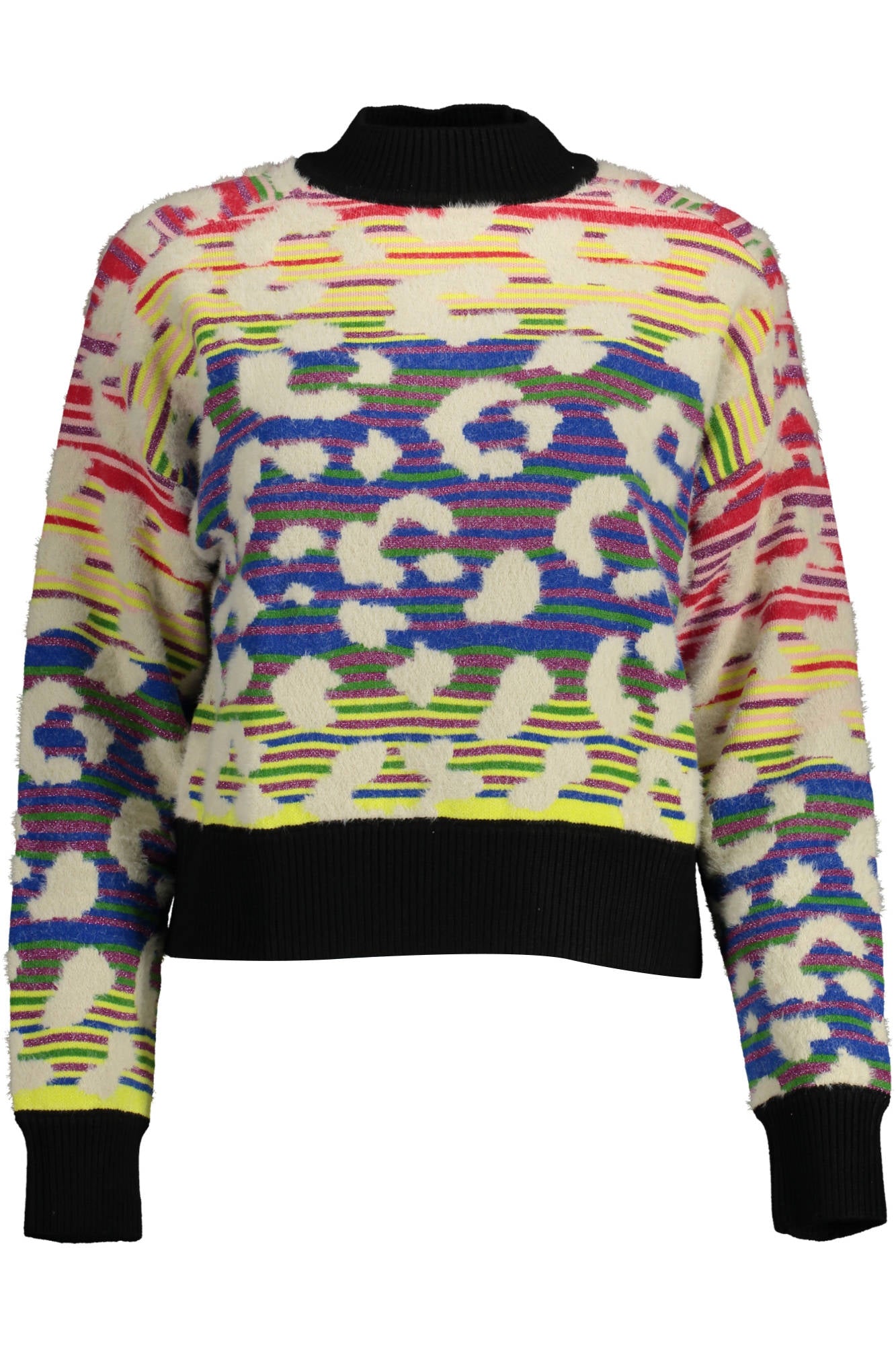 DESIGUAL WOMEN'S BLUE SWEATER