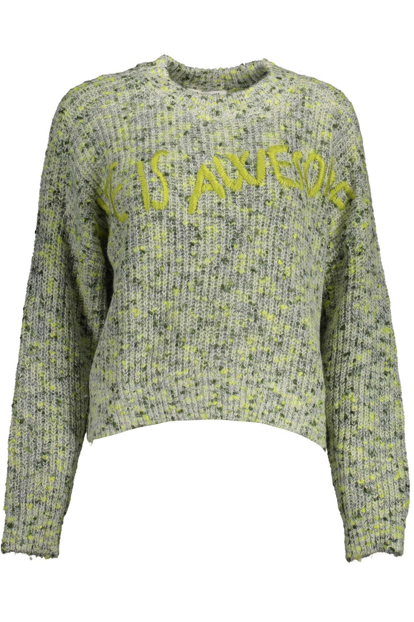 DESIGUAL GREEN WOMAN SWEATER