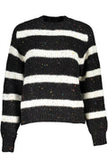 DESIGUAL BLACK WOMEN'S SWEATER