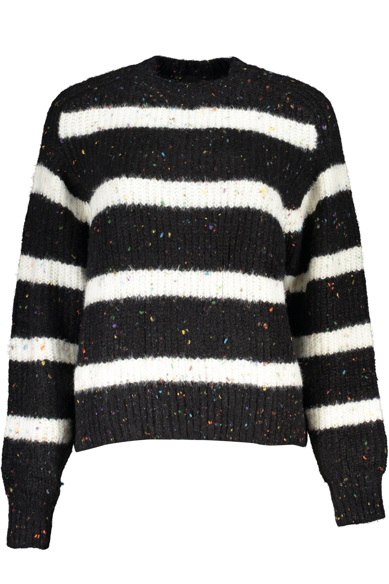 DESIGUAL BLACK WOMEN'S SWEATER