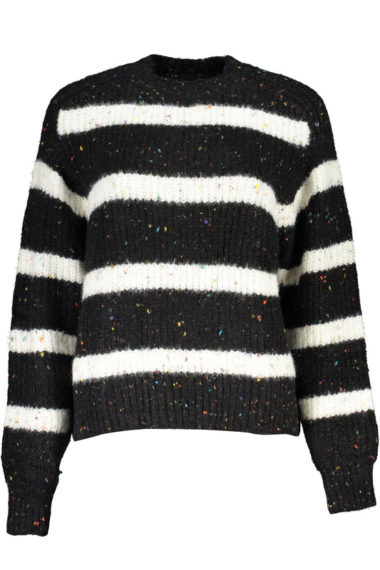 DESIGUAL BLACK WOMEN'S SWEATER