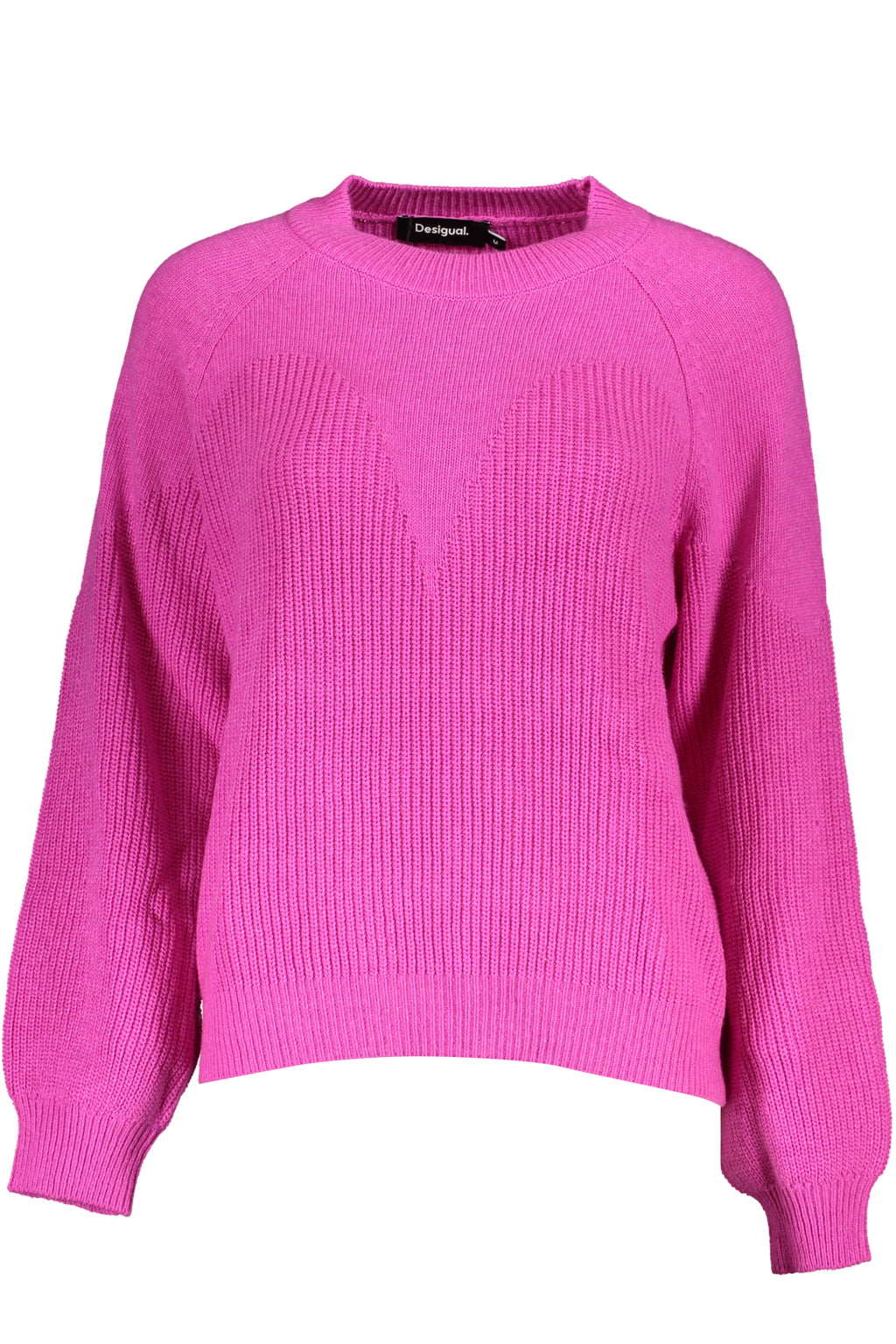 DESIGUAL PINK WOMEN'S SWEATER