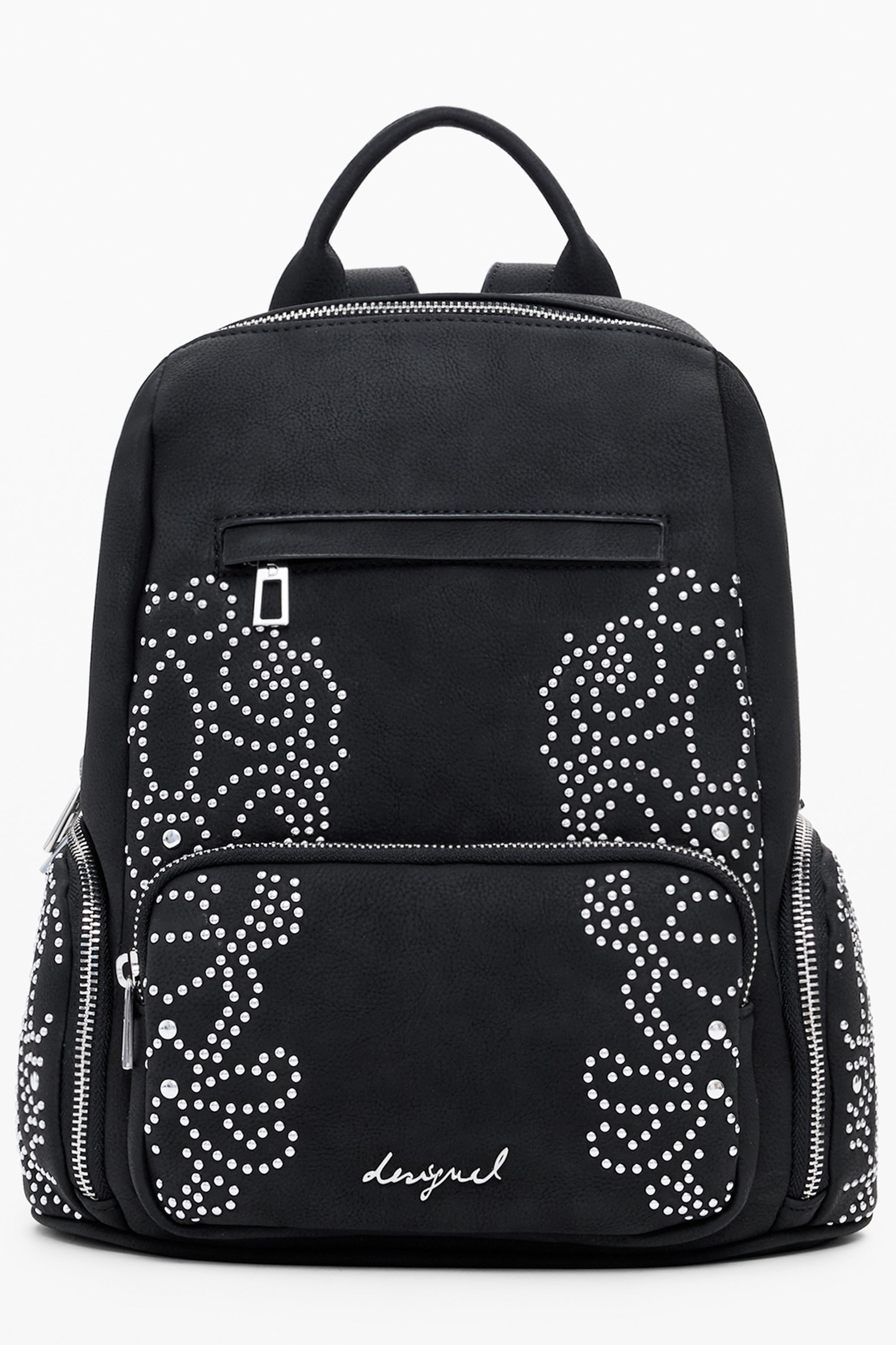 DESIGUAL WOMEN'S BLACK BACKPACK