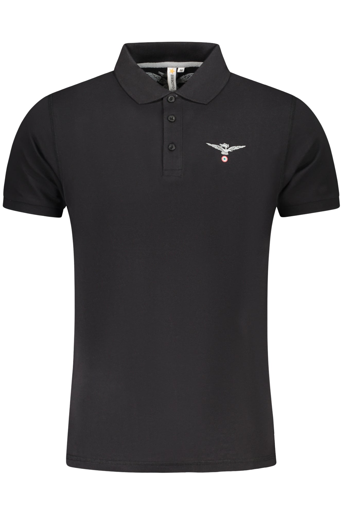 ARMY 1659 BLACK MEN'S SHORT SLEEVE POLO