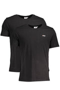 FILA BLACK MAN SHORT SLEEVE T-SHIRT