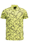 GANT MEN'S SHORT SLEEVE YELLOW POLO SHIRT