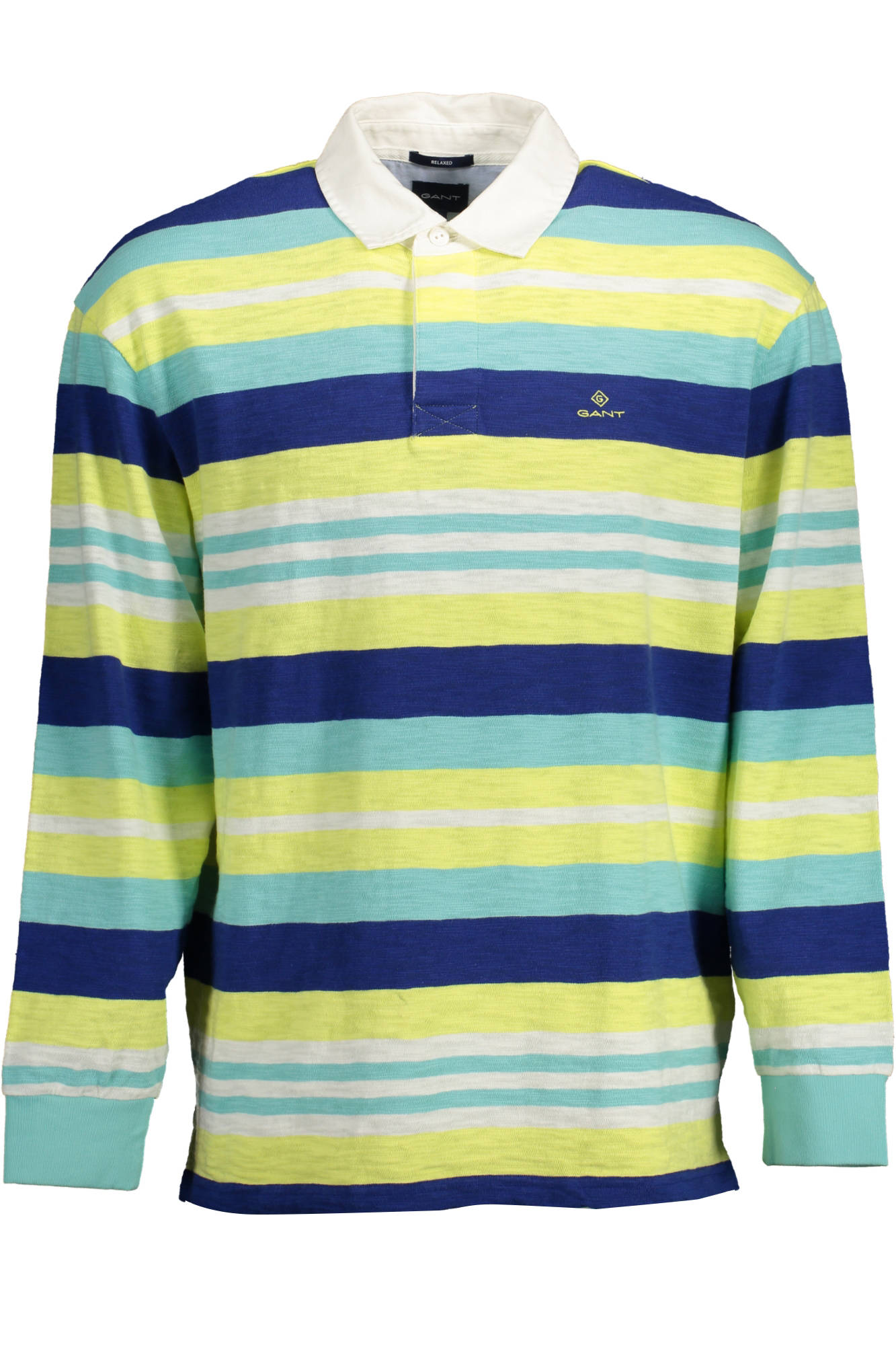GANT LONG SLEEVE POLO MEN YELLOW