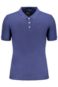GIAN MARCO VENTURI MEN'S SHORT SLEEVED POLO SHIRT BLUE
