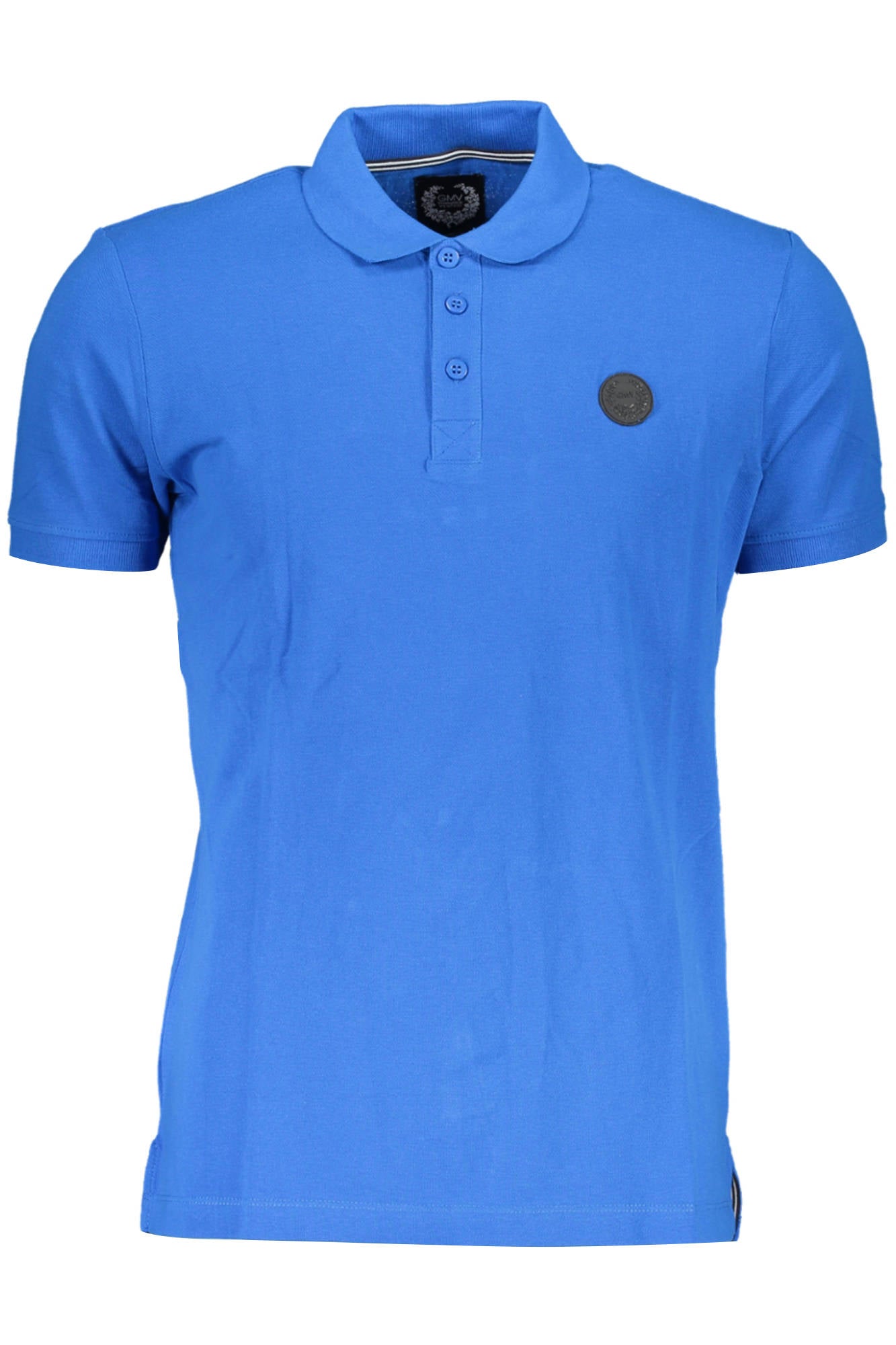 GIAN MARCO VENTURI MEN'S SHORT SLEEVE POLO BLUE