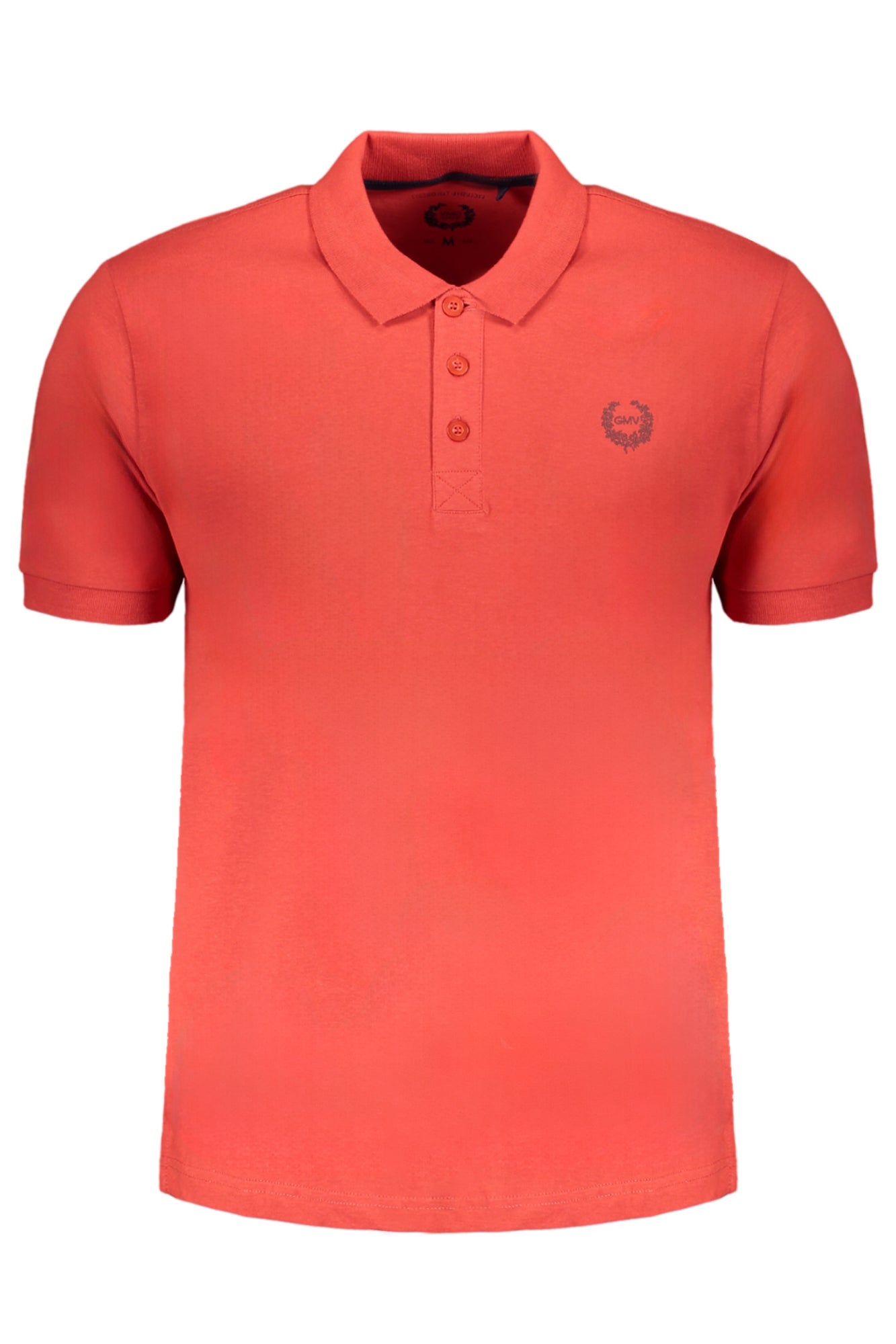 GIAN MARCO VENTURI MEN'S RED SHORT SLEEVED POLO SHIRT