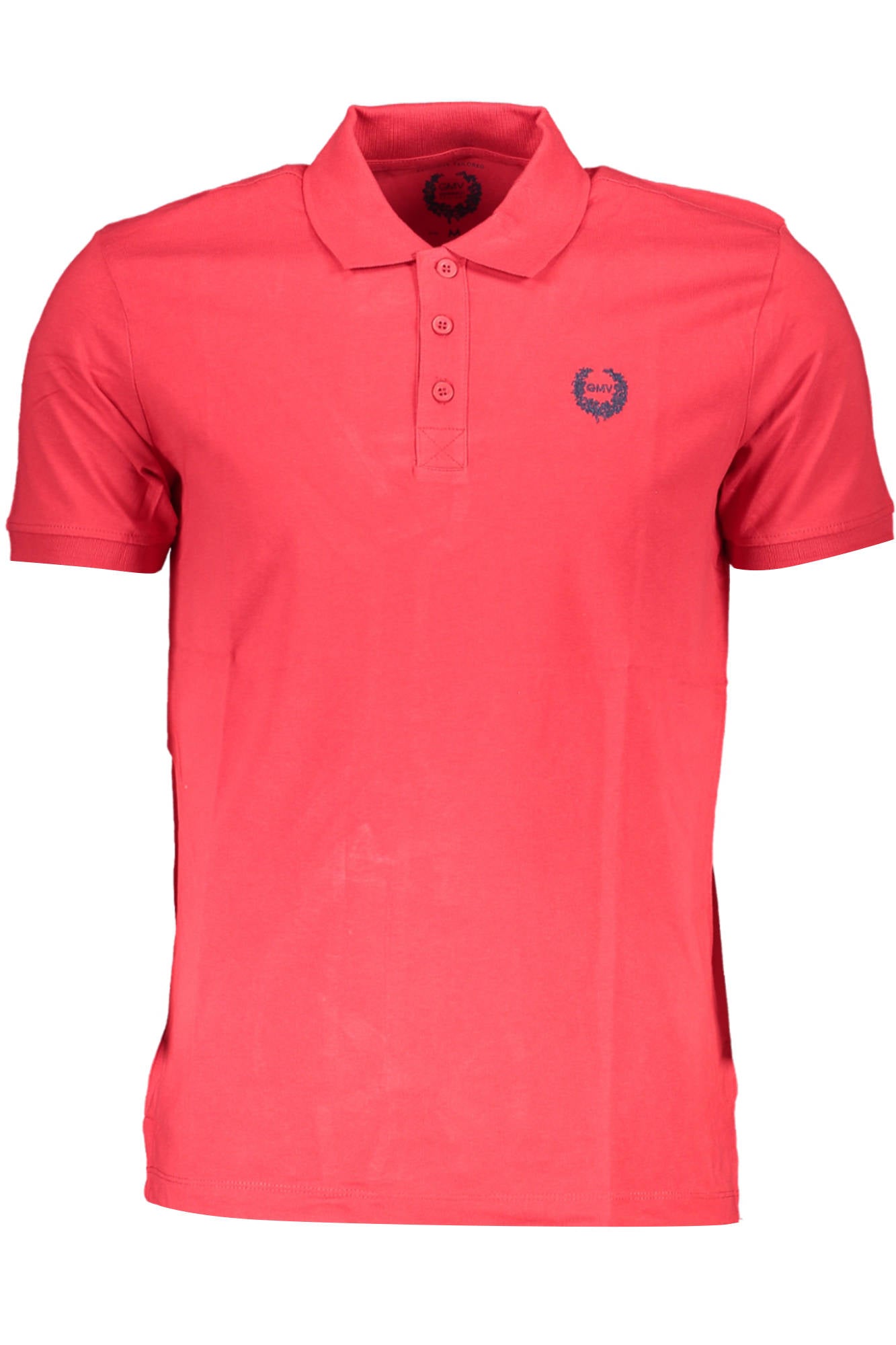 GIAN MARCO VENTURI MEN'S SHORT SLEEVE POLO SHIRT RED