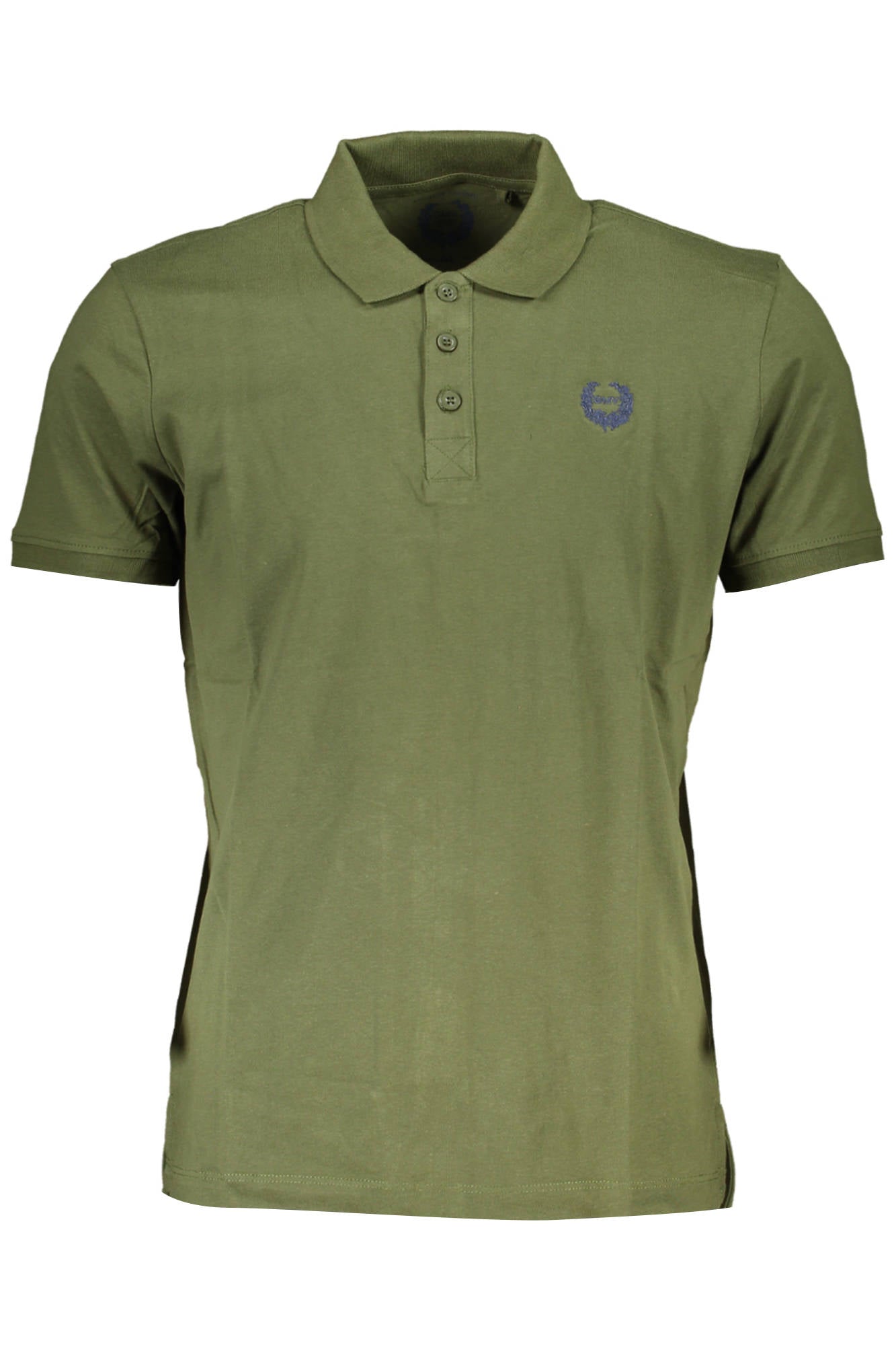 GIAN MARCO VENTURI MEN'S SHORT SLEEVE POLO GREEN