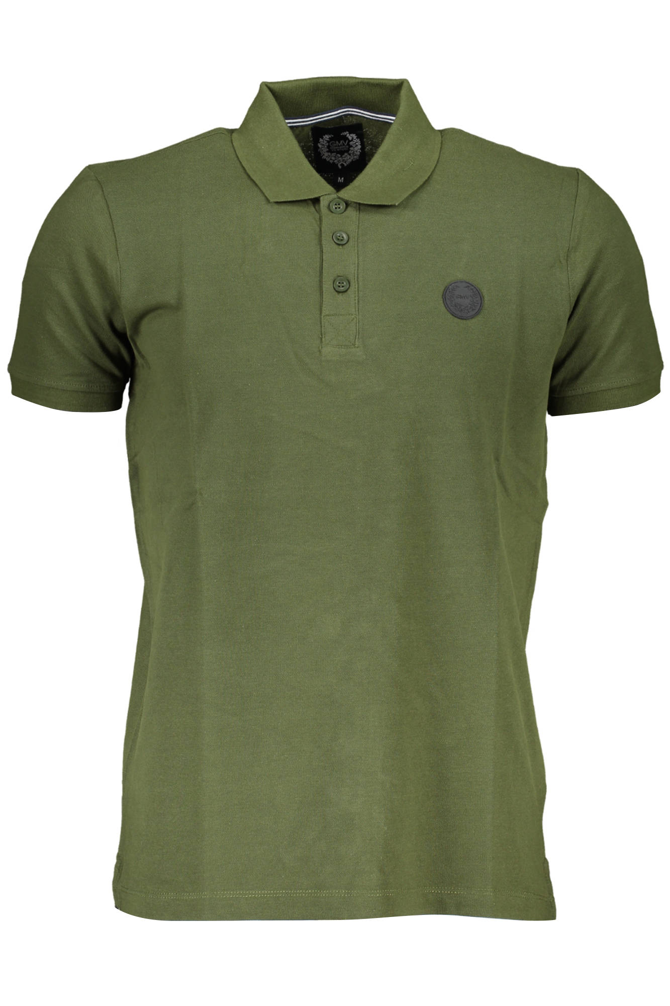GIAN MARCO VENTURI MEN'S SHORT SLEEVE POLO GREEN