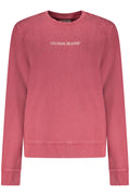 GUESS JEANS WOMEN'S RED ZIP-UP SWEATSHIRT
