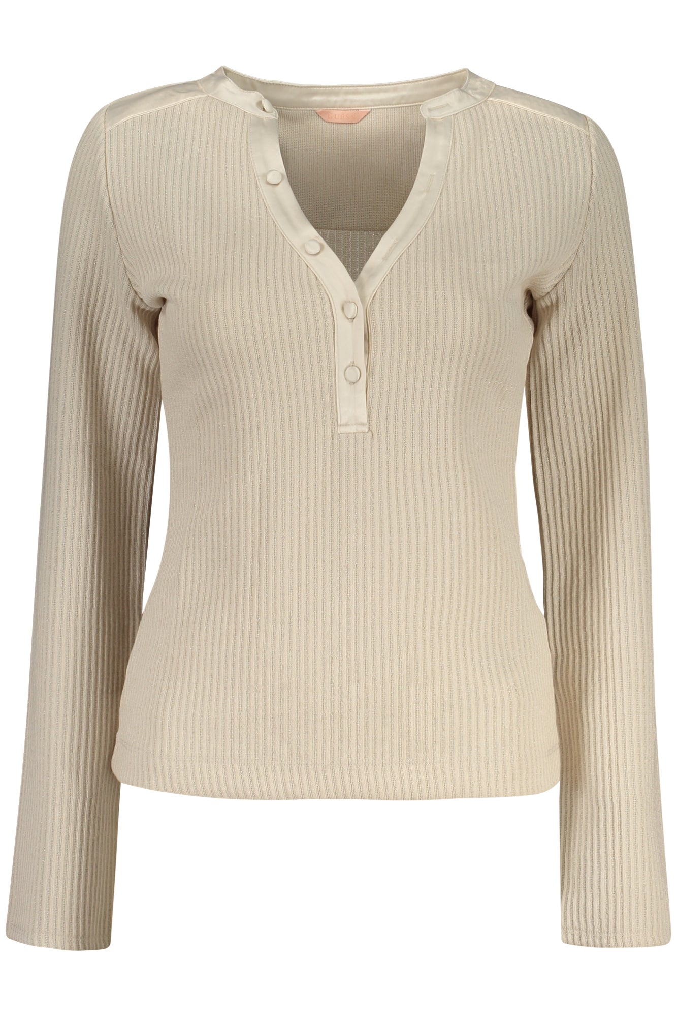 GUESS JEANS WOMEN'S BEIGE SWEATER