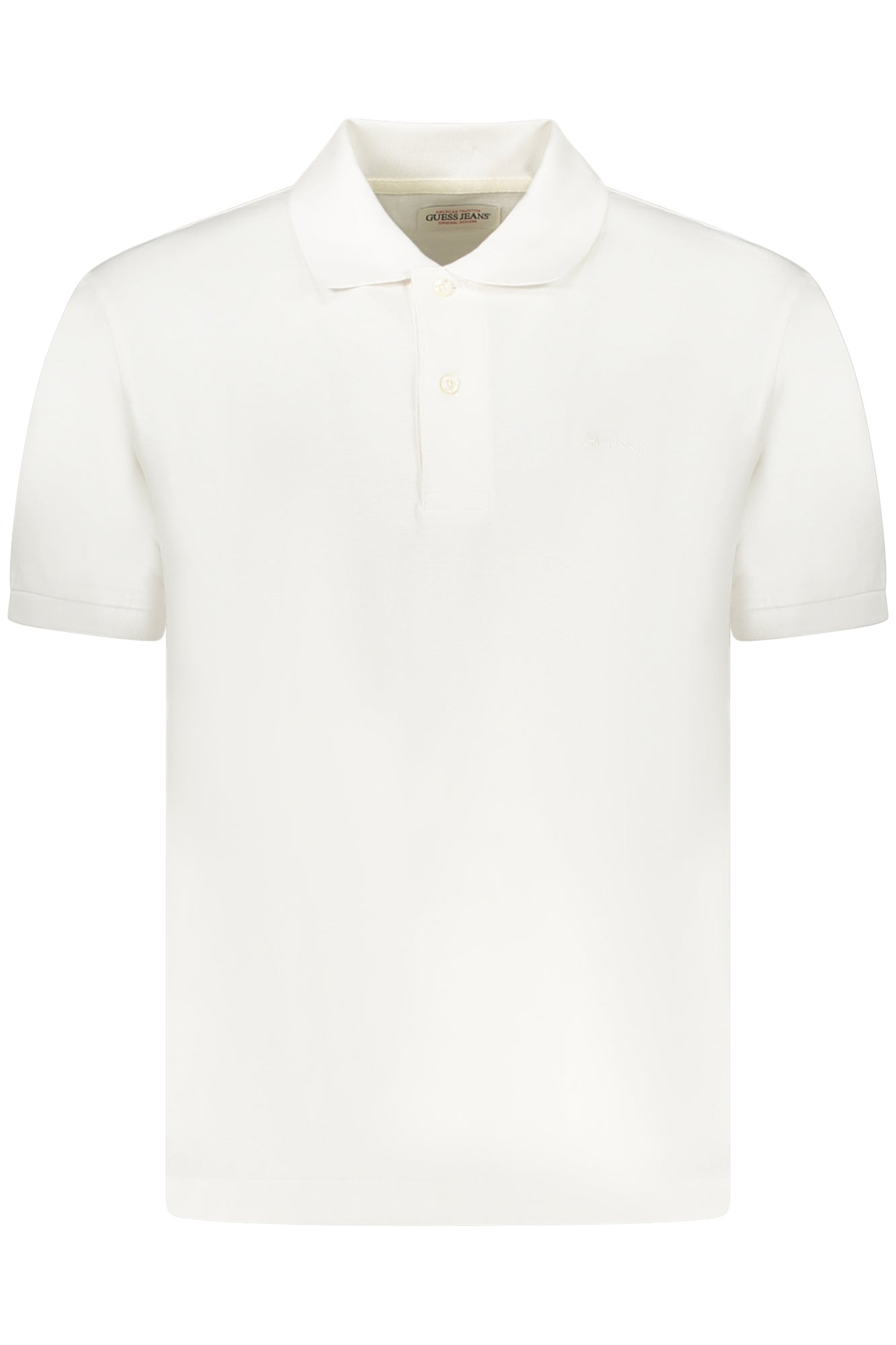 GUESS JEANS POLO SHORT SLEEVES MEN WHITE