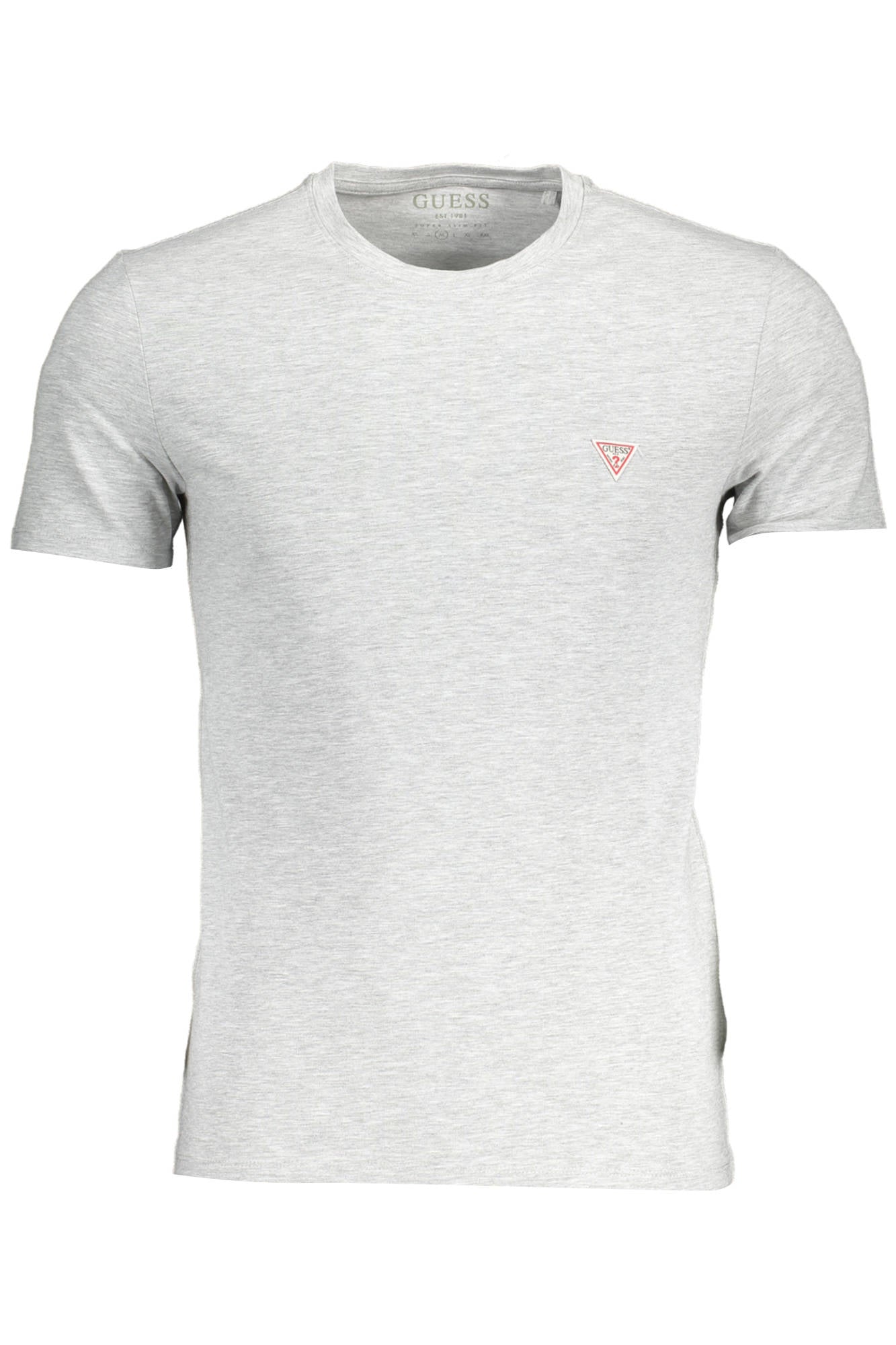 GUESS JEANS MEN'S SHORT SLEEVE T-SHIRT GRAY
