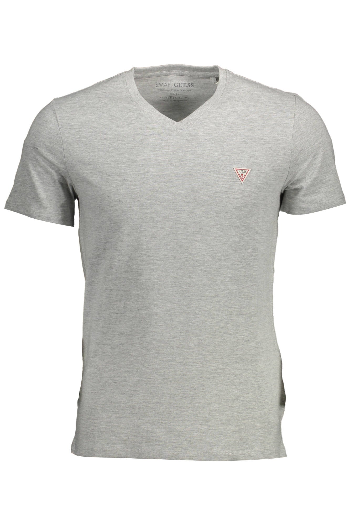 GUESS JEANS SHORT SLEEVE T-SHIRT MEN GREY