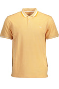 HARMONT &amp; BLAINE MEN'S ORANGE SHORT SLEEVE POLO